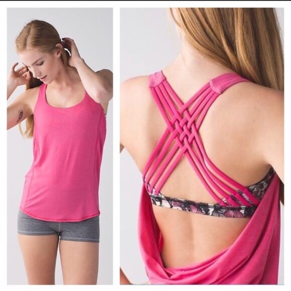 lululemon athletica Tops - Lululemon Wild Tank Top Butterfly Size 4 RARE